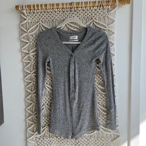 Adorable Out From Under Thermal Lined Romper small/petite